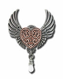 VALKYRIE HEART PENDANT Engineerium Steampunk Pendant Anne Stokes Gothic Gift UK
