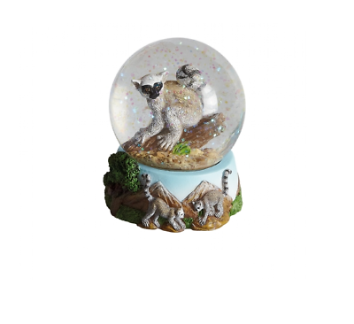 Official Ravensden Snow Globe - 8cm - Ring Tailed Lemur - NEW - Collectable