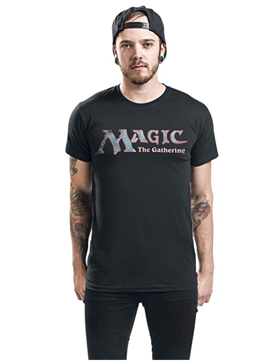 HASBRO Magic: The Gathering Logo T-Shirt UNISEX SMALL, Black GIFT IDEA MERCH NEW
