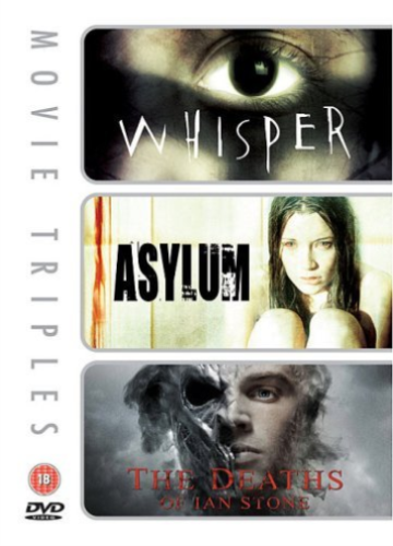 Whisper Asylum The Deaths of Ian Stone 3 MOVIES Horror Collection DVD Gift Idea