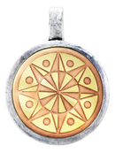 Circle of Life (MT13) Magical Talisman Necklace Hex Sign Amish New Age Gift Idea