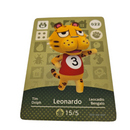 Animal Crossing Amiibo Series 1 LEONARDO 022 Switch Gift Idea CARD new horizons