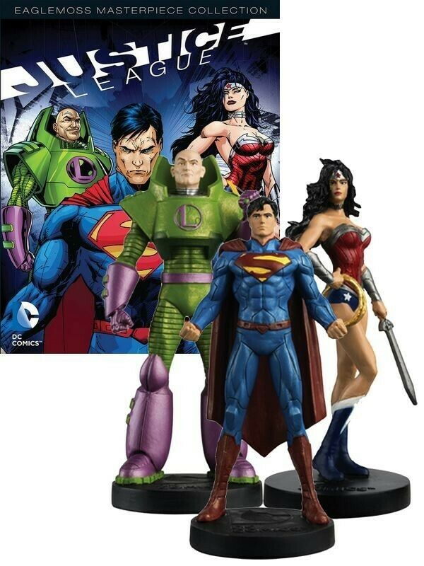 DC Comic Set Superman, Lex, Wonder Woman Justice League Series 1 Figures NEW