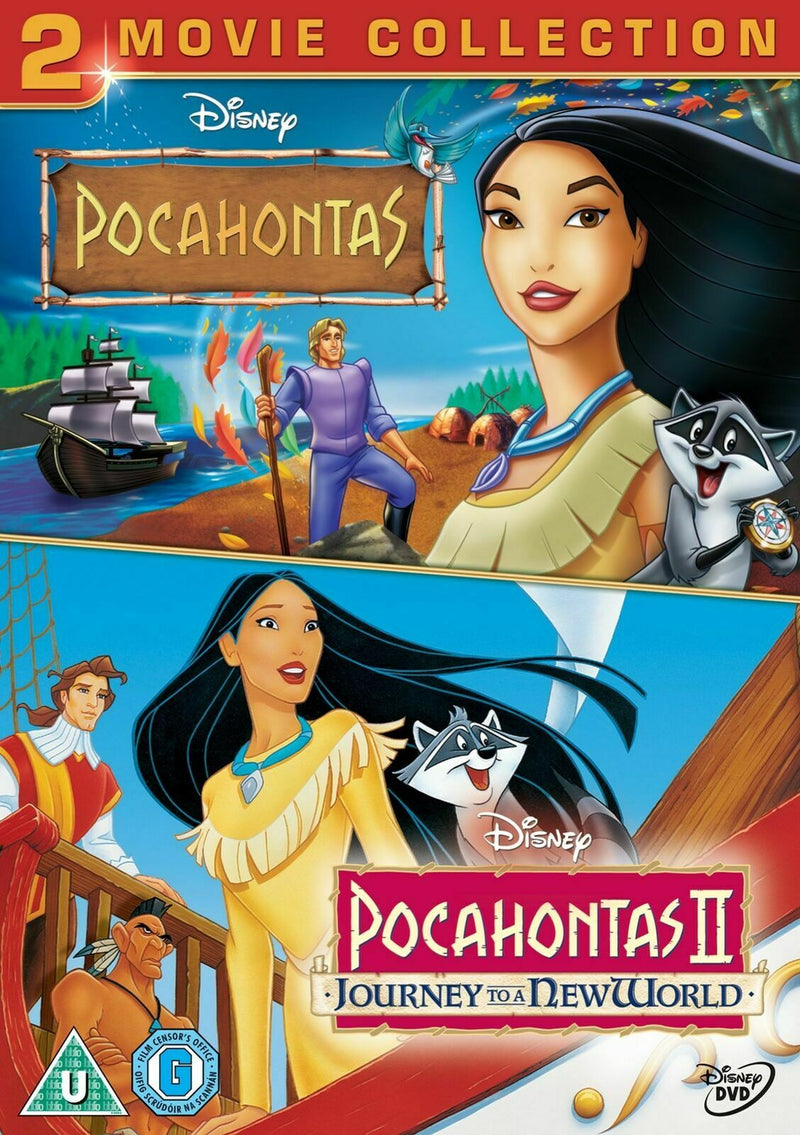 Pocahontas / Pocahontas 2 - Journey to a New World [DVD] DOUBLE Both Films NEW