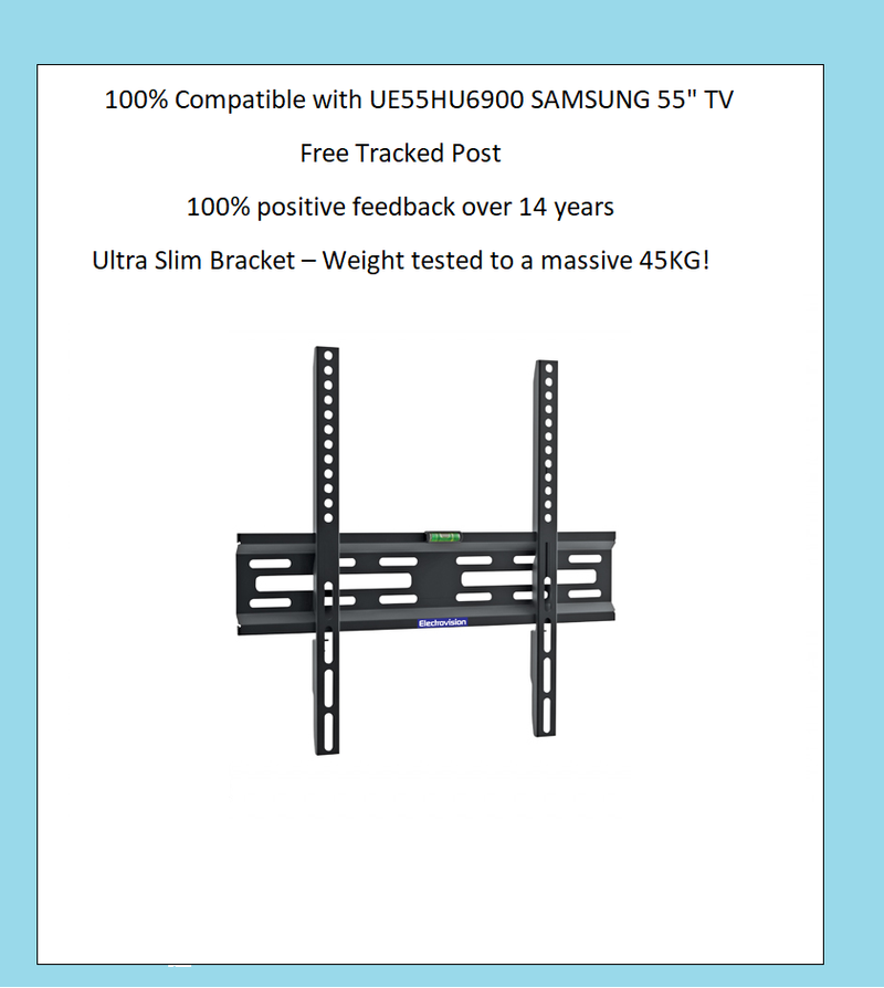 UE55HU6900 SAMSUNG 55" SLIM TV BRACKET WALL MOUNT LCD Screen Fixing NEW