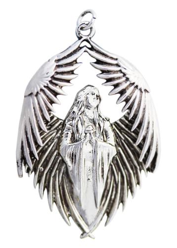 Prayer for the Fallen Pendant Necklace Anne Stokes Jewellery Gothic Angel Gift