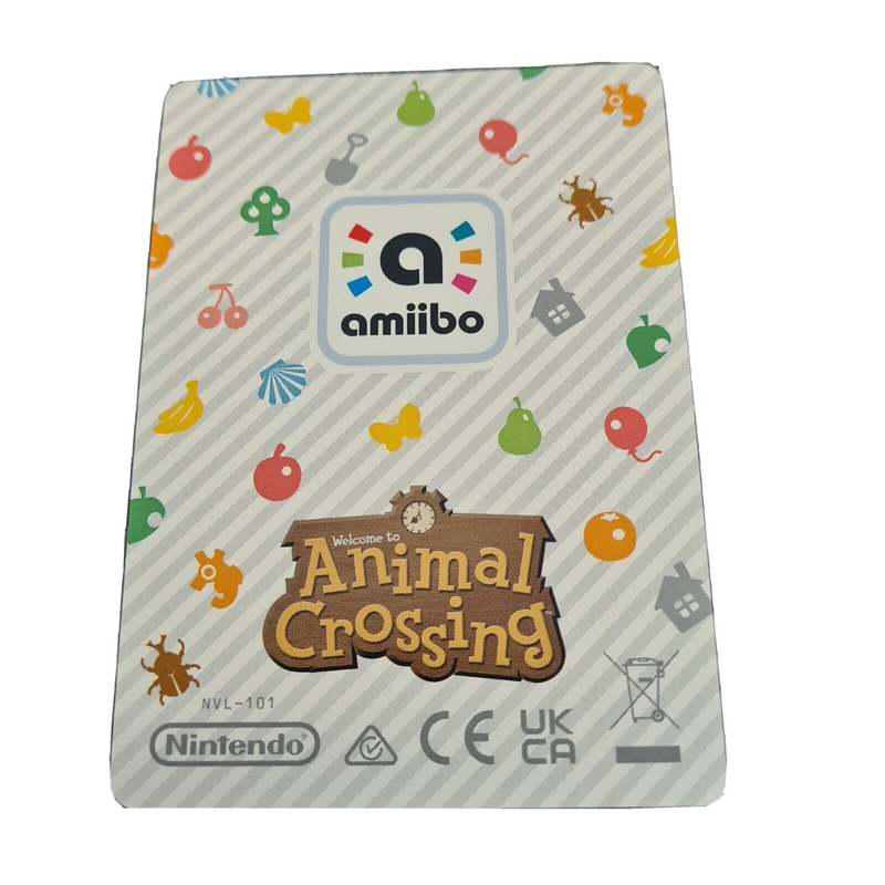 Animal Crossing Amiibo Series 5 Card GULLIVER SP418 NEW HORIZONS 3DS SWITCH