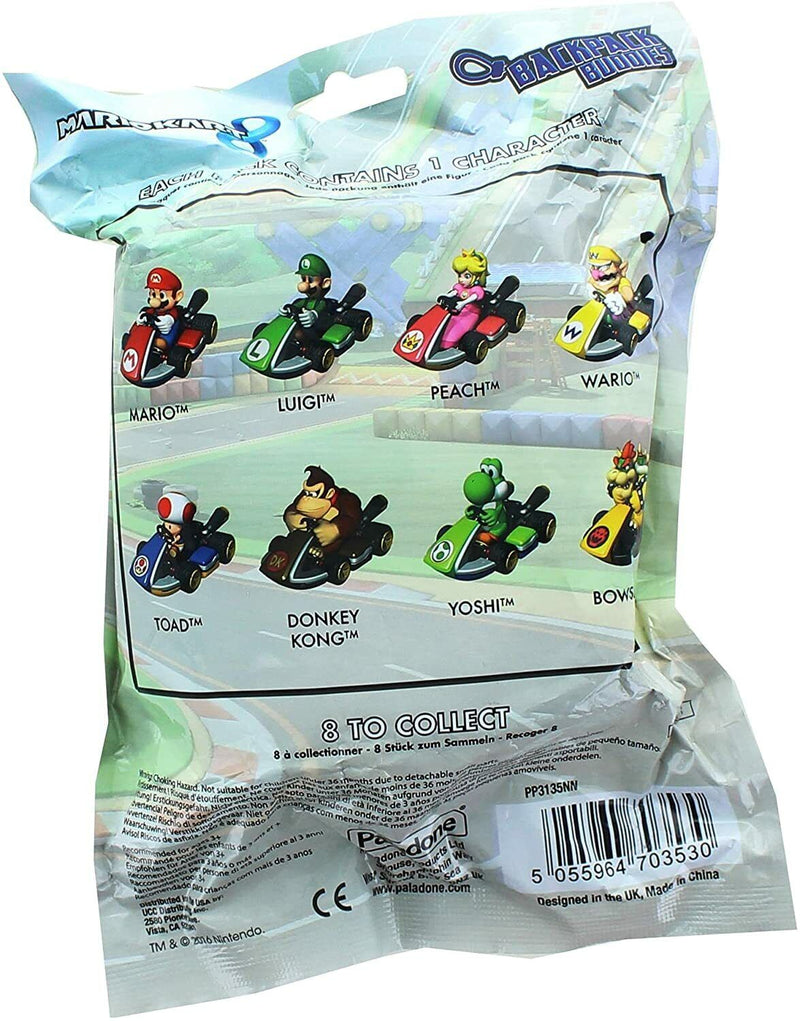 Nintendo Mario kart 8 - Backpack Buddies blind bag - OFFICIAL Wholesale x 10