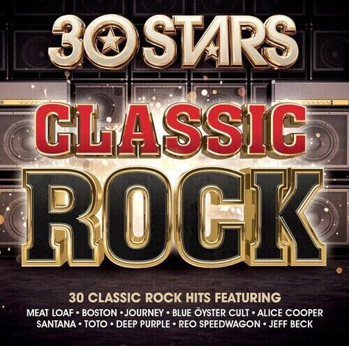 30 Stars: Classic Rock 2 CD Gift Idea - Santana Meatloaf Toto Boston Survivor