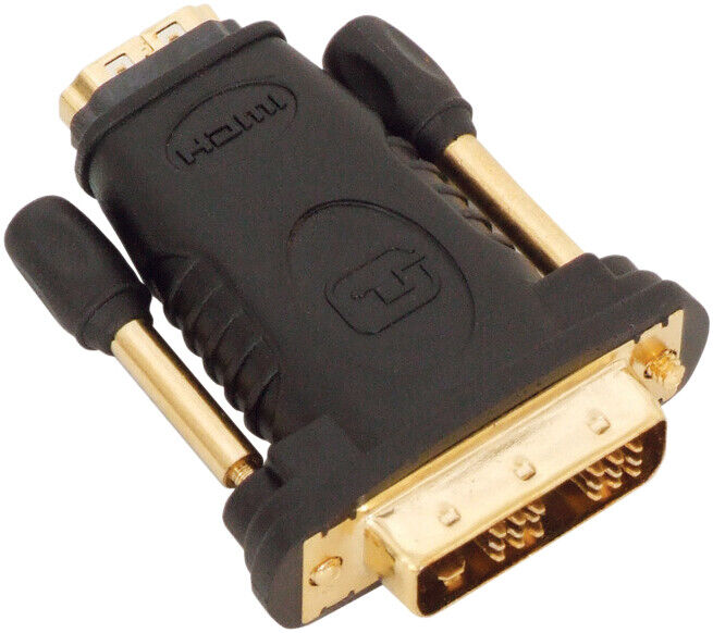 HDMI Socket to DVID Plug Adaptor Gold Plated Quality HD HQ Connection UK NEW