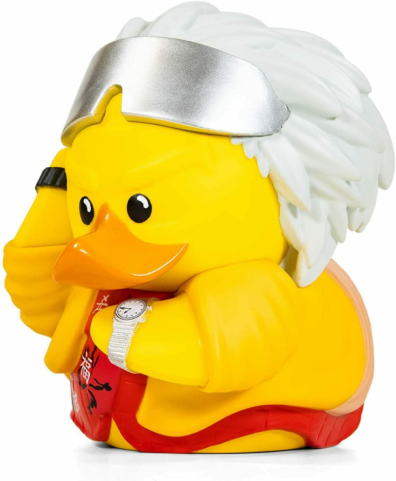TUBBZ Back To The Future Doc Brown 2015 Collectible Duck Figurine RARE NEW DUCK
