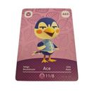 Animal Crossing Amiibo Series 5 Card ACE 443 NEW HORIZONS 3DS SWITCH