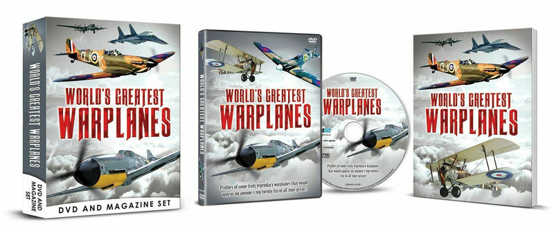 World's Greatest War Planes DVD and Book-Magazine Set