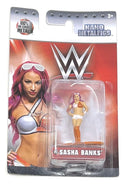 Sasha Banks WWE Diecast Metal Nano Mini Figure Statue Toy Wrestling 1:65 NEW UK