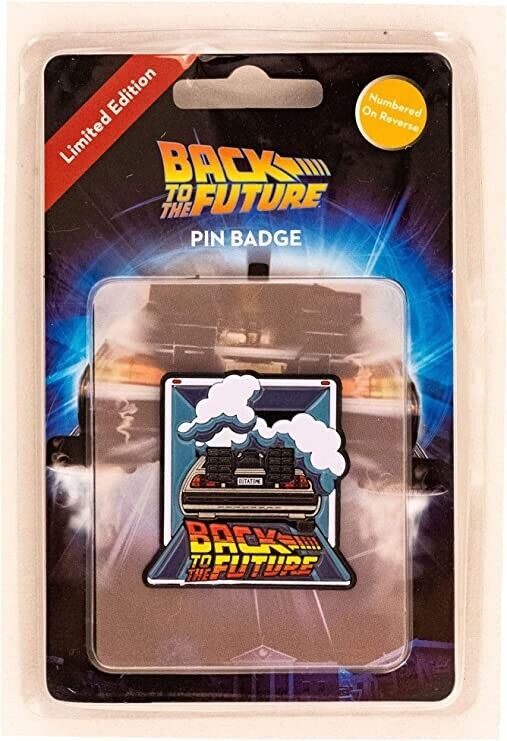 BACK TO THE FUTURE LIMITED EDITION PIN BADGE NEW GIFT IDEA RARE DeLOREAN