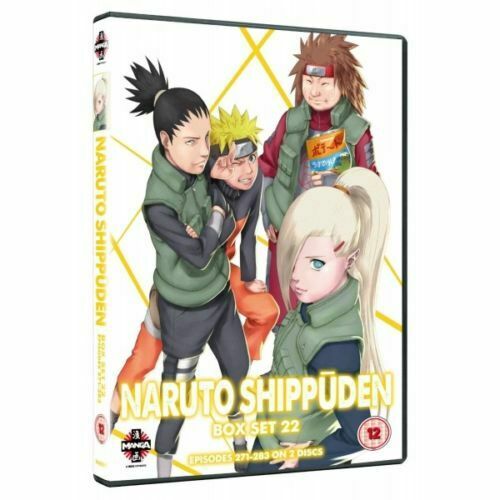 Naruto Shippuden Box Set 22 Episodes 271-283 DVD Gift Idea Anime