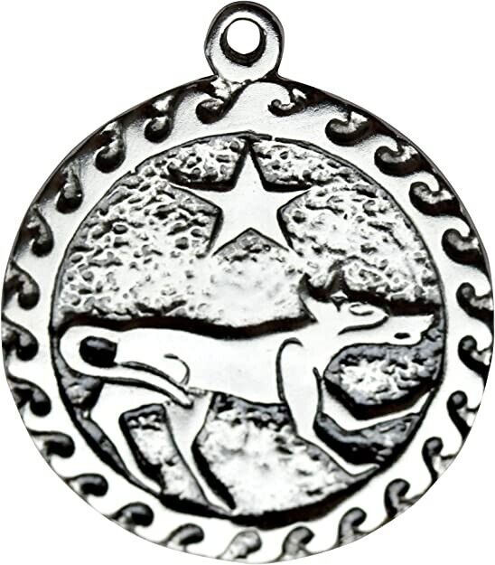 SER KAI Dog Star Will Power Silver Plated Celtic Birth Charm Necklace July GIFT