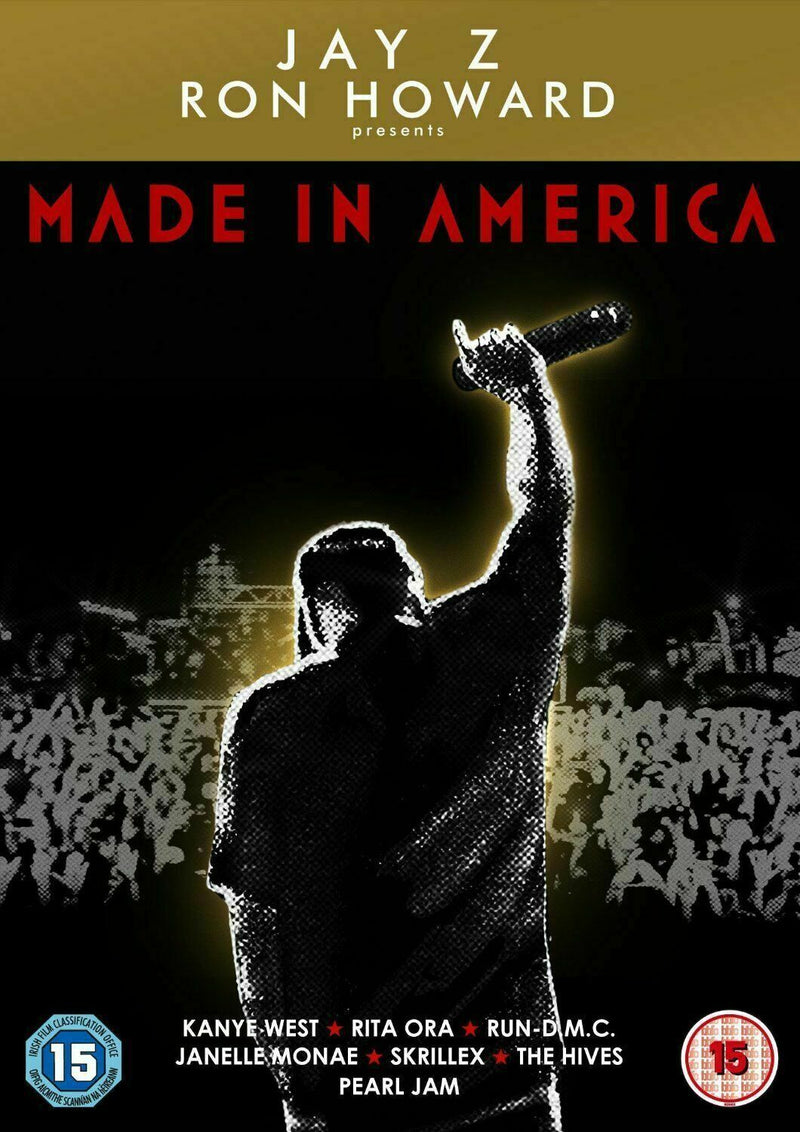 JAY Z MADE IN AMERICA DVD New - Ron Howard, Pearl Jam, Run DMC Gift Idea -