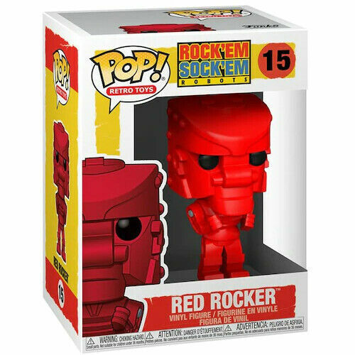 RETRO ROCK EM SOCK EM ROBOTS RED ROCKER FUNKO POP! VINYL FIGURE