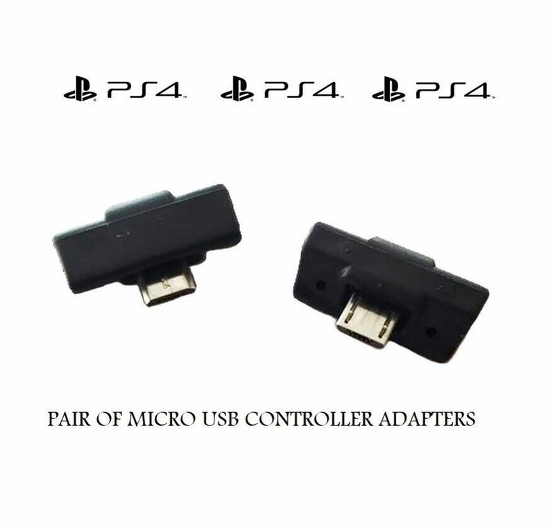 2 Micro USB Adaptors Numskull PS4 Games Tower Dualshock 4 Controller Charger