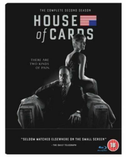 House Of Cards Season 2 Blu Ray *NEW & SEALED* Gift Idea TV show -