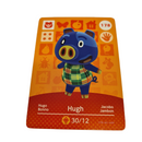 ANIMAL CROSSING AMIIBO SERIES 2 HUGH 178 Wii U Switch 3DS GIFT IDEA CARD NEW