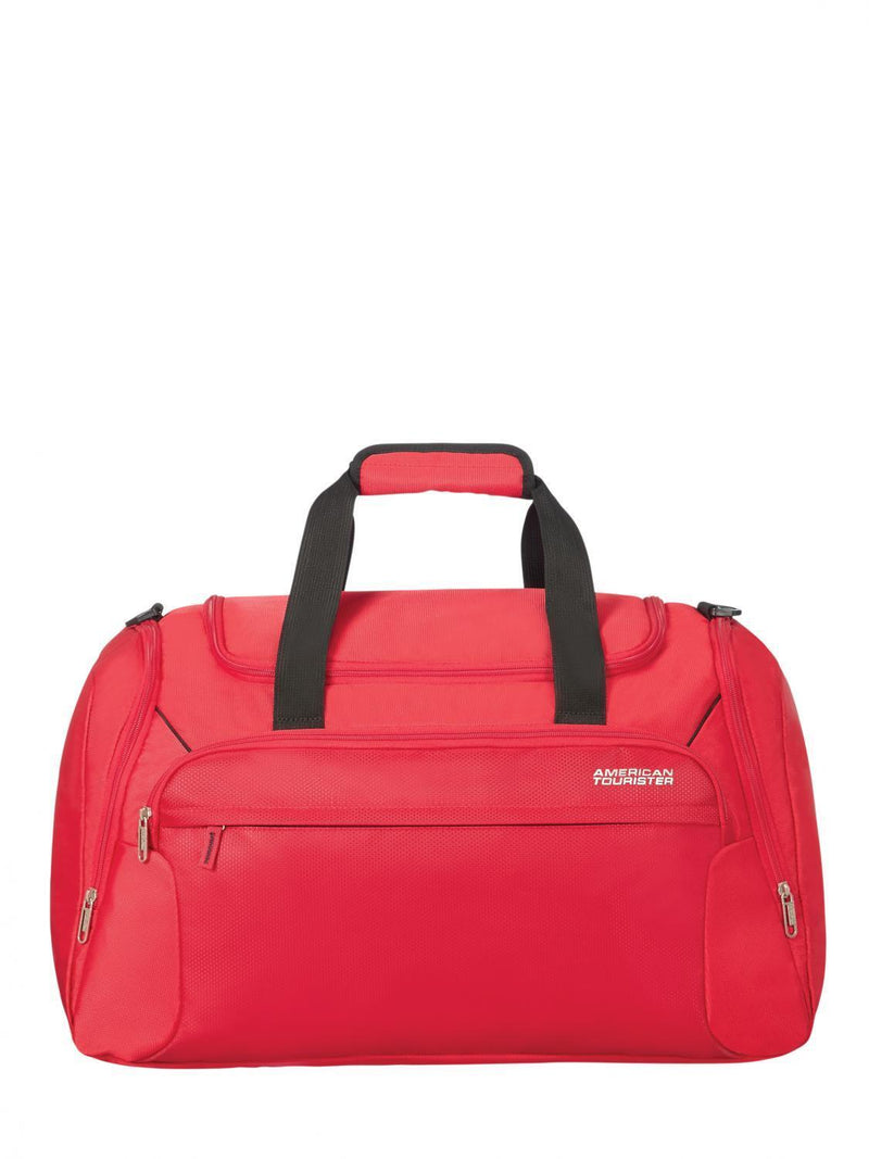 American Tourister Duffle Gym Exercise Kit Pro Bag 54L OFFICIAL RED Sports Kit