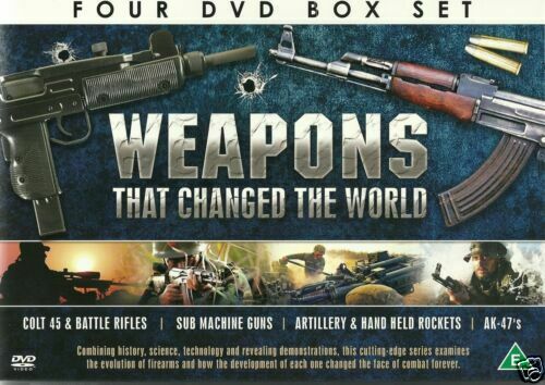Weapons That Changed the World DVD 4 disc Documentary Gift Idea NEW