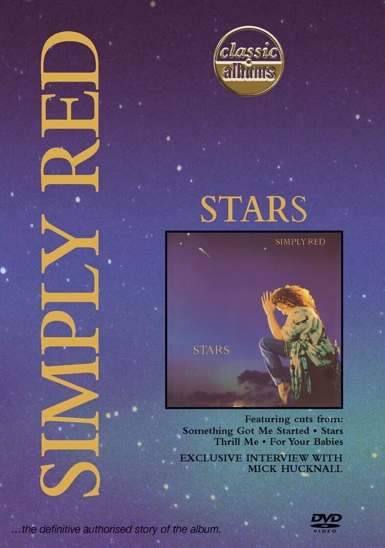 MAKING OF SIMPLY REDS STARS CLASSIC ALBUM DVD WITH LIVE PERFORMANCES GIFT IDEA