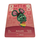 ANIMAL CROSSING AMIIBO SERIES 2 ANICOTTI 184 Wii U Switch 3DS GIFT IDEA CARD NEW