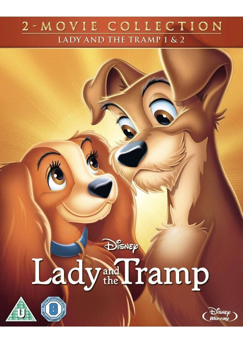 Lady and the Tramp 1 and 2 (Blu-ray) NEW GIFT IDEA DOUBLE MOVIE SET DISNEY UK