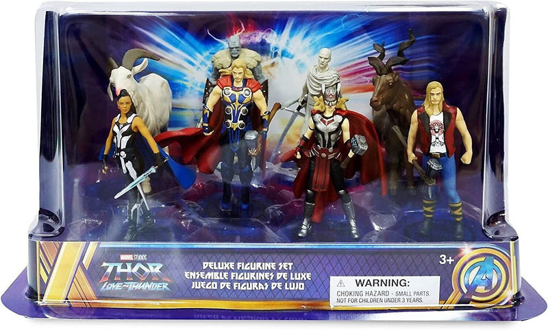 Disney Official Thor: Love and Thunder Deluxe Figurine Playset GIFT IDEA NEW UK