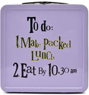 Brightside Tin Lunch Box with Handle - GIFT IDEA Work school university college