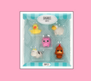 Collectable Farm Animals Eraser Rubber Gift Set - Gift Idea - Rare - Official