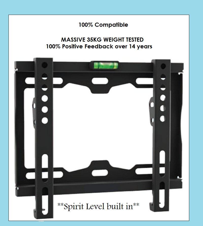 TOSHIBA 24WK3C63DB TV Bracket Slimline Wall Mount 24" TV NEW UK Stock QUALITY