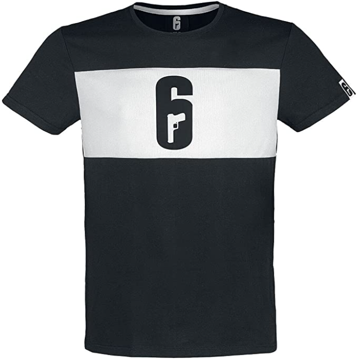 Difuzed Rainbow 6 Siege Logo Classic Short Sleeve T-Shirt RARE gift idea SMALL