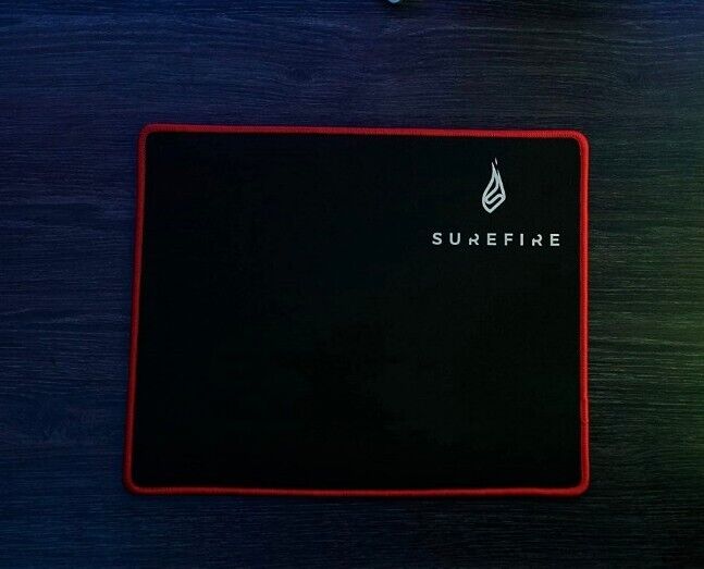 SureFire Silent Flight 320 Pro Gaming Medium Mouse Mat Pad AntiSlip Base Grippy