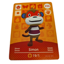 ANIMAL CROSSING AMIIBO SERIES 4 SIMON 396 Wii U Switch 3DS GIFT IDEA CARD NEW