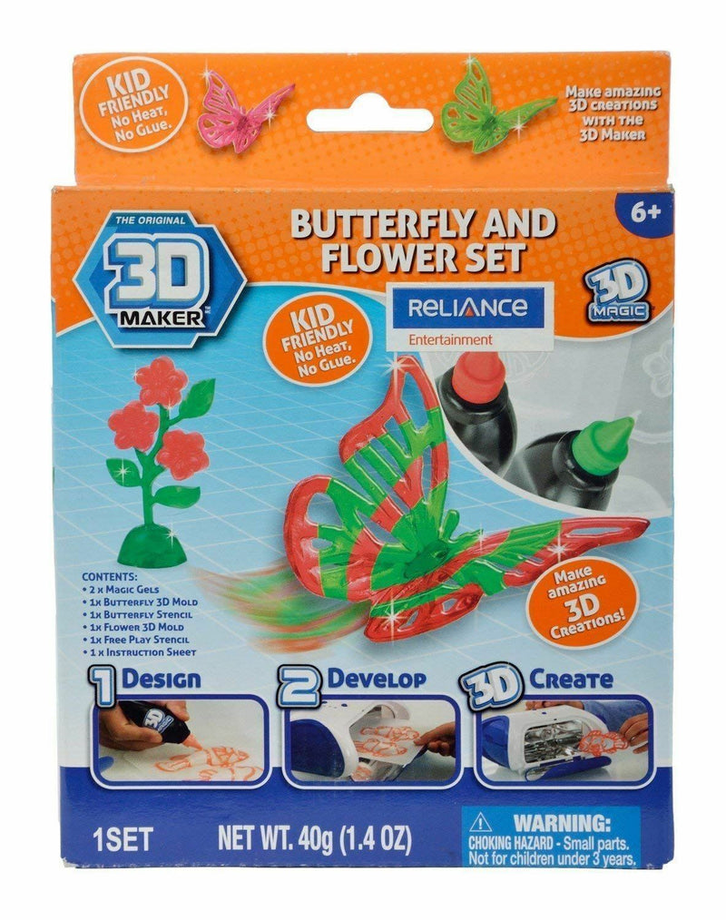 3d Maker Butterfly and Flower - Toy gift idea - NEW Original Genuine Stock