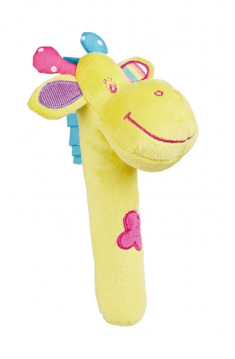 Giraffe Baby Squeeker OFFICIAL Ravensden Animal Soft Toy Childrens Gift Idea