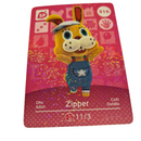 ANIMAL CROSSING AMIIBO SERIES 4 ZIPPER 316 Wii U Switch 3DS GIFT IDEA CARD NEW