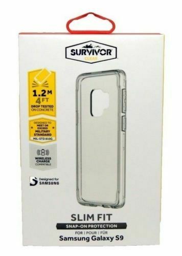 Griffin Survivor Clear Case for Samsung Galaxy S9 - Clear NEW Gift idea Tough