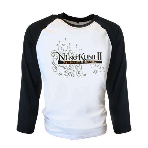 Official Ni No Kuni II Logo Raglan T-Shirt - SMALL - ADULTS - OFFICIAL MERCH NEW