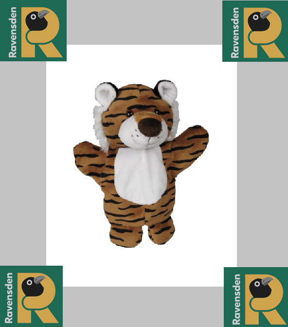 Ravensden Animal TIGER Glove Hand Puppet 27cm Official Gift Idea Kids SOFT TOY