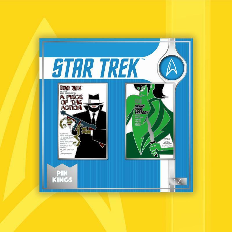 Pin Kings Star Trek Enamel Pin Badges 1.4 A Piece Of Action & Whom Gods Destroy