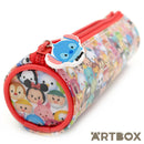 Officially Licensed Children's School Tsum Tsum Barrel Small Pencil Case Make Up