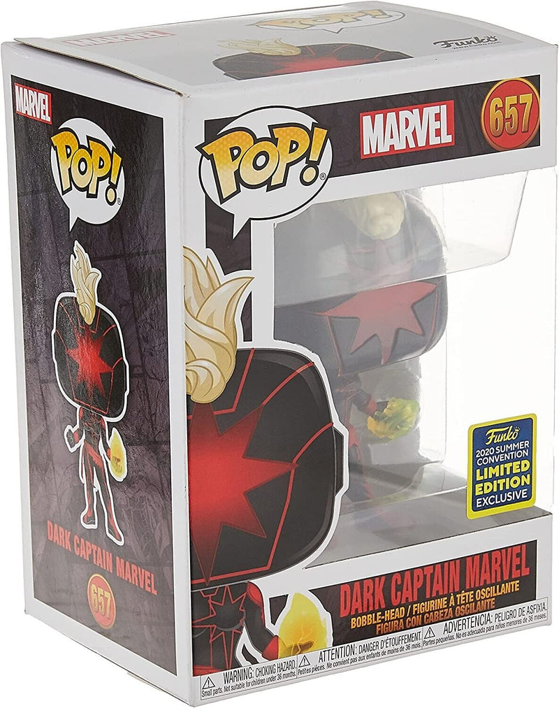 Marvel Dark Captain Marvel SDCC 2020 Exclusive Pop! Vinyl Figure