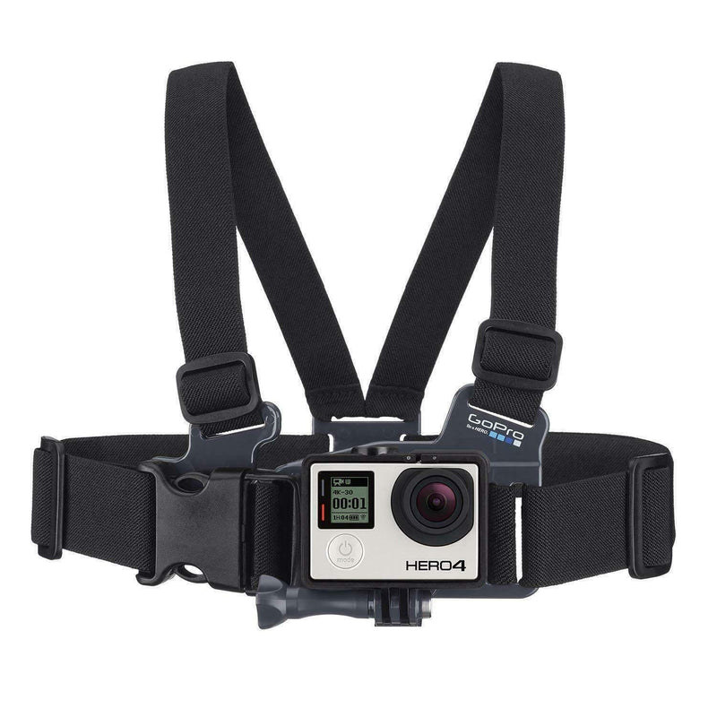 Genuine GoPro Junior Chesty Mount Strap Black for HERO4, HERO3+, HERO3, HERO, HD