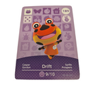 ANIMAL CROSSING AMIIBO SERIES 2 DRIFT 189 Wii U Switch 3DS GIFT IDEA CARD NEW