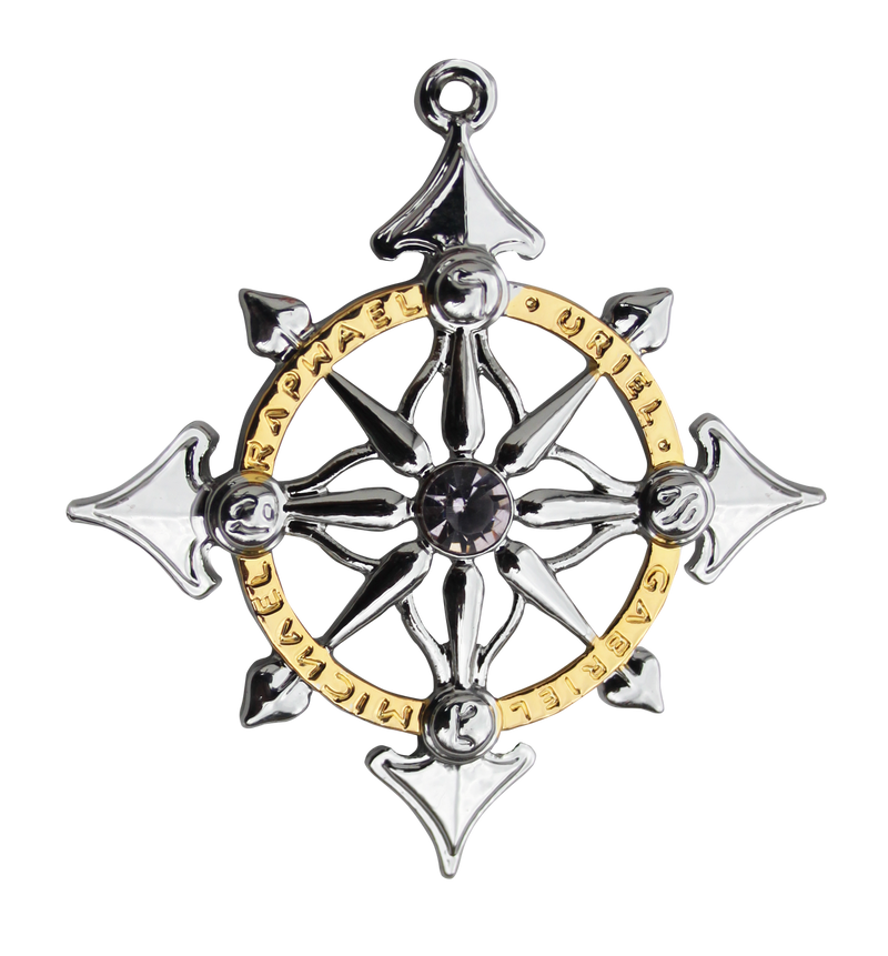 New Archangel Compass For Harmony Mystic Kabbalah Pendant Necklace GIFT IDEA NEW